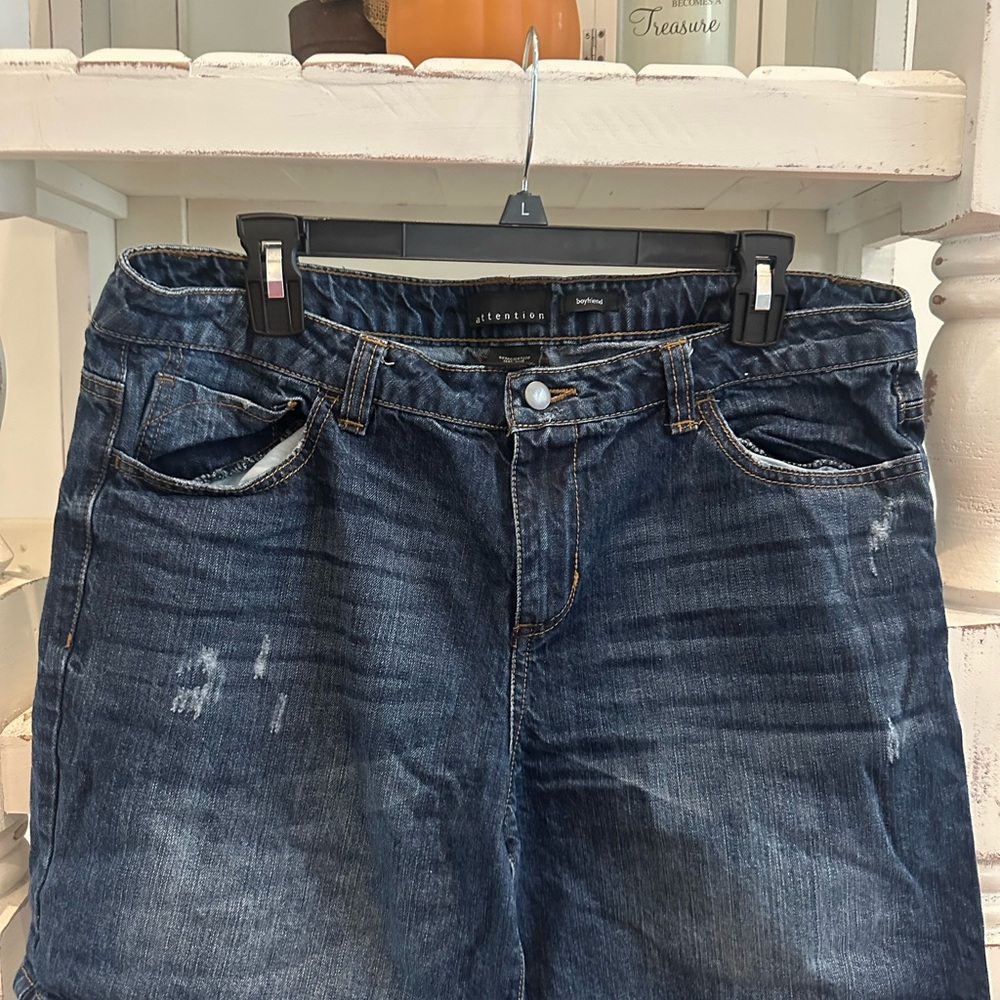 Attention Men's Relaxed Jeans - Deep Blue